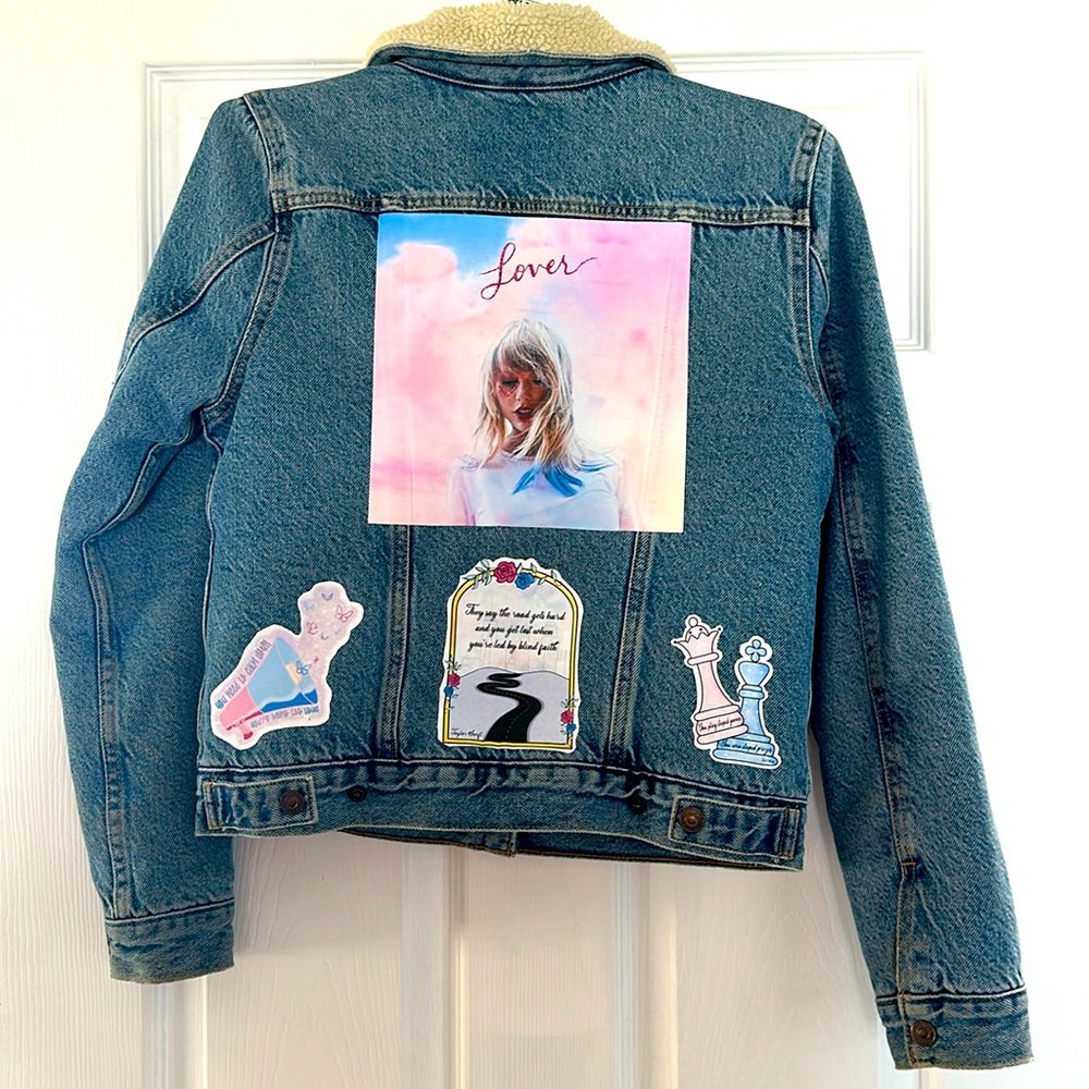 Custom Swift Sherpa/jean jacket